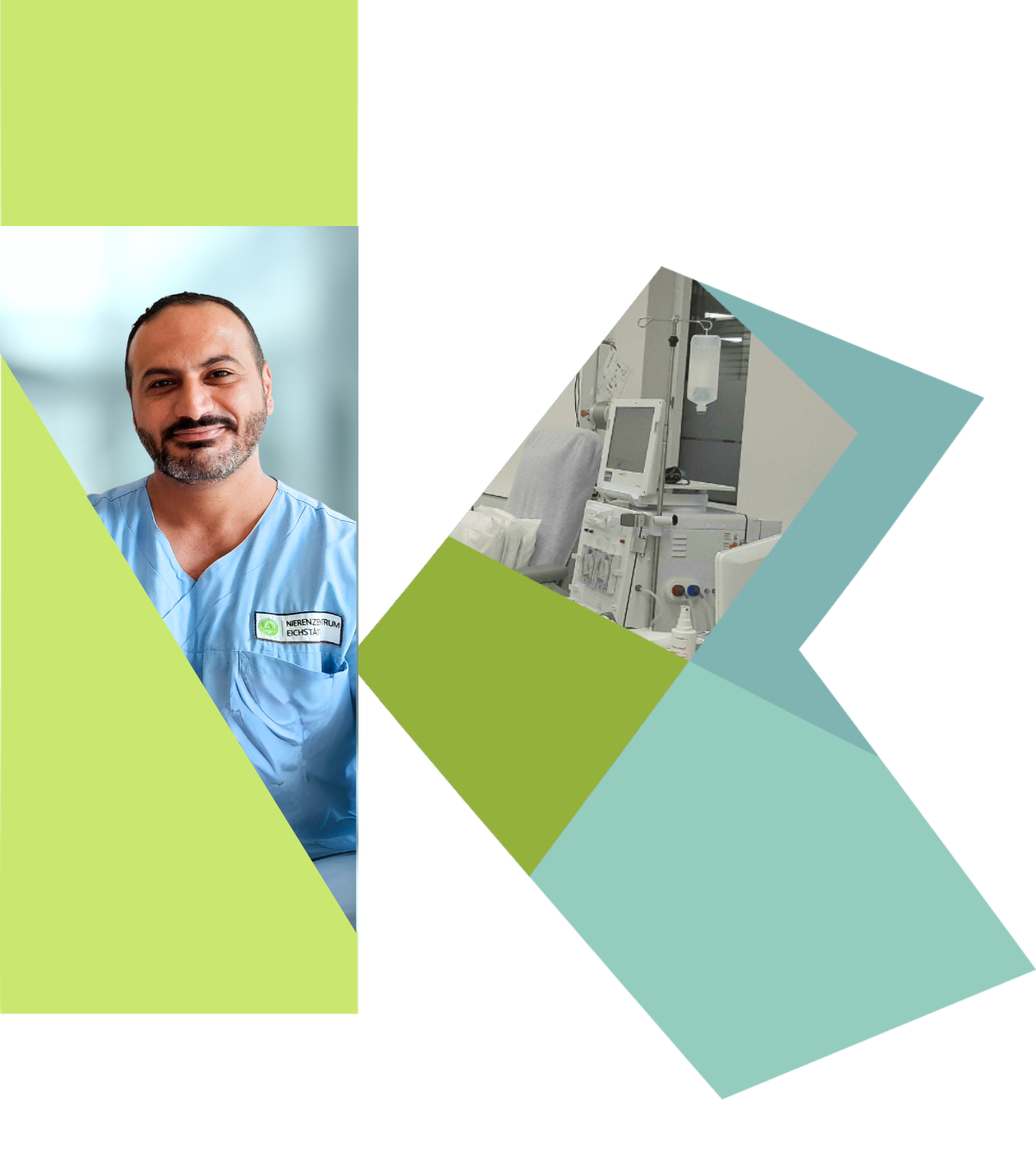 K Symbol mit Herrn Moussa